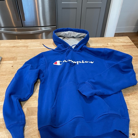Champion Other - Champion men’s blue hoodie size small excellent